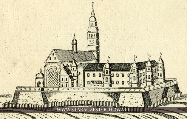 Widok Klasztoru Jasnogórskiego w roku 1668